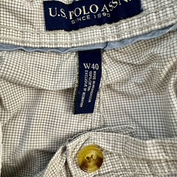 2 Pr Mens U.S.Polo Association Shorts  Light Cotton Size 40 - Picture 3 of 6